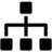 Staff Headcount icon (an org chart)